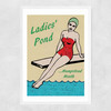 Ladies Pond Lido Narrow White Frame