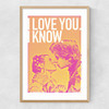 Han and Leia - Star Wars Narrow Oak Frame