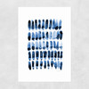 Blue Set 1 Unframed Print