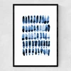 Blue Set 1 Narrow Black Frame
