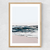 Seashore by Dan Hobday Medium Oak Frame
