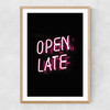 Open Late Narrow Oak Frame