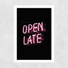 Open Late Unframed Print