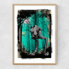 Forest Moon - Star Wars Narrow Oak Frame