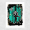 Forest Moon - Star Wars Narrow White Frame