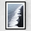 The Warmest Blue Medium Black Frame