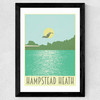 Hampstead Heath Wide Black Frame