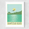 Hampstead Heath Medium White Frame