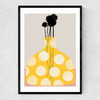 Gatherings 5 Narrow Black Frame