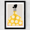 Gatherings 5 Wide Black Frame