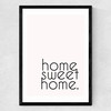 Home Sweet Home Medium Black Frame