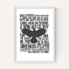 The Nights Watch Oath Print - Game of Thrones