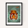 Swimming Tiger