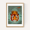 Swimming Tiger
