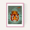 Swimming Tiger