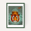 Swimming Tiger
