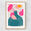 Gatherings 4 Narrow Oak Frame