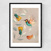 Hummingbird by Dieter Braun Narrow Black Frame
