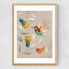 Hummingbird by Dieter Braun Medium Oak Frame