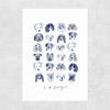 I Love Dogs Unframed Print