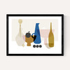 Still Life With Black Apple