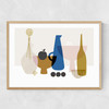 Still Life With Black Apple
