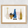 Still Life With Oak Apple Wide Oak Frame