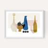 Still Life With Black Apple