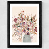 Blossoms by Dan Hobday Wide Black Frame