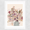 Blossoms by Dan Hobday Wide White Frame
