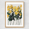 Orchids 7 Medium Oak Frame