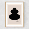 Modern Vase Deco VI Narrow Oak Frame