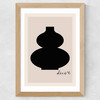Modern Vase Deco VI Wide Oak Frame