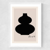 Modern Vase Deco VI Medium White Frame