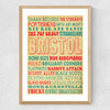 Bristol Music Medium Oak Frame