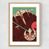 Offset X-Wing - Star Wars Medium Oak Frame