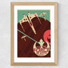 Offset X-Wing - Star Wars Wide Oak Frame