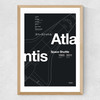 Atlantis I Medium Oak Frame