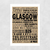 Glasgow Unframed Print