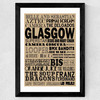 Glasgow Wide Black Frame