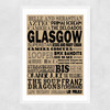Glasgow Narrow White Frame