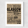 Glasgow Medium White Frame