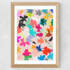Orchids I Wide Oak Frame