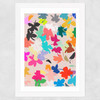 Orchids I Wide White Frame