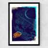 Death Star Gateway - Star Wars Medium Black Frame