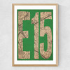E15 Medium Oak Frame