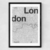 London Club 4 Medium Black Frame