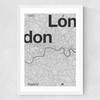 London Club 4 Medium White Frame
