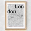 London Club 4 Wide Oak Frame