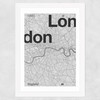 London Club 4 Wide White Frame